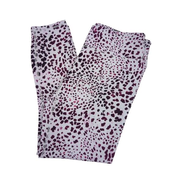 Fabletics Leggings Womens Small High Waisted Statement Powerhold Leopard Print - Picture 1 of 9